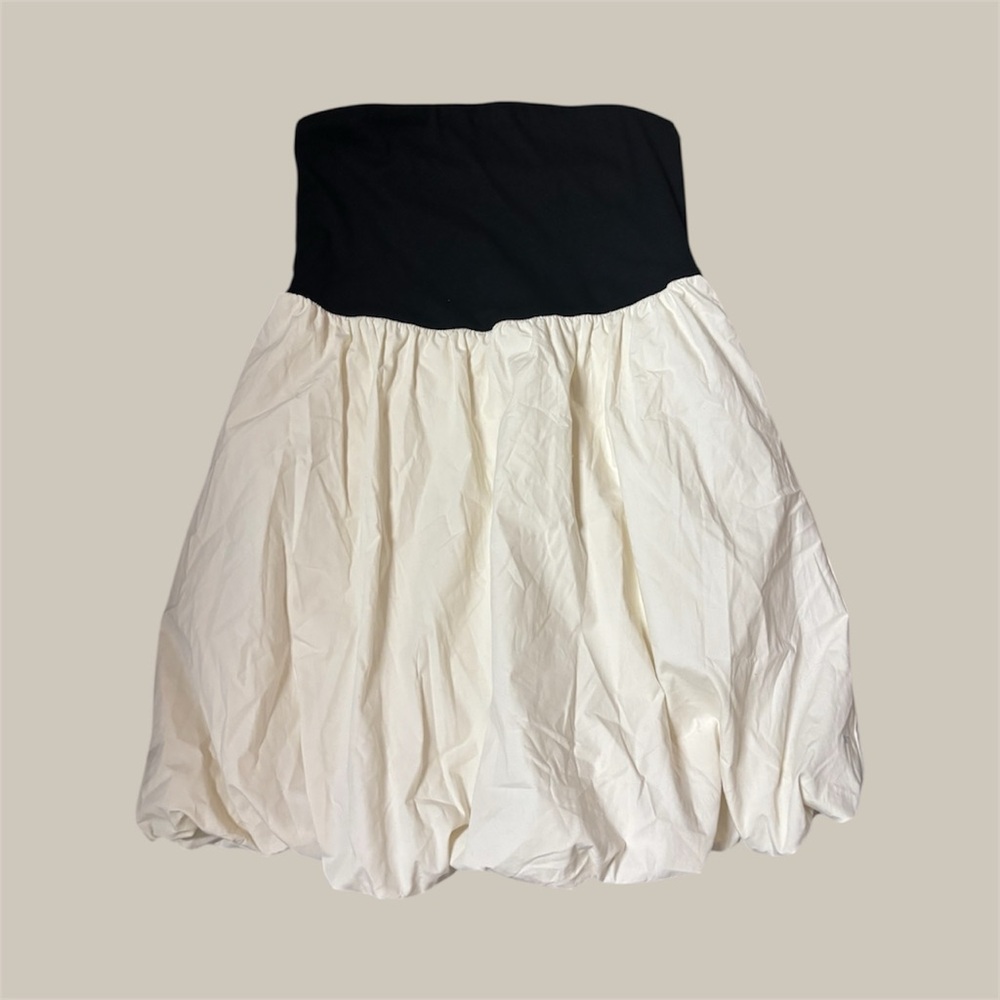 a new day Black and Cream A-Line Dress